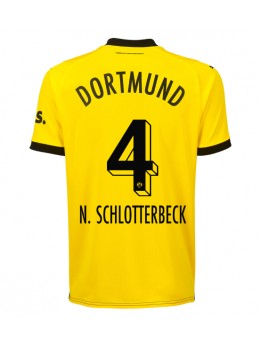 Borussia Dortmund Nico Schlotterbeck #4 Heimtrikot 2023-24 Kurzarm